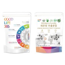 굿라이프365 10배농축 레몬밤 추출분말 가루 200g, 1팩