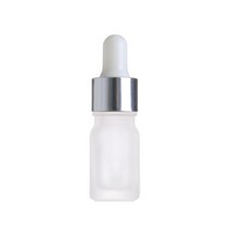 바른용기 스포이드공병 불투명 유리 용기 [실버/화이트], 1개, 5ml