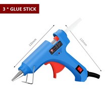 글루건 심 총 DIY 공예 프로젝트 빠른 홈 수리에 대 한 미니 뜨거운 접착제 총 30W 고온 크리 에이 티브, 02 Blue_01 30W_05 CN