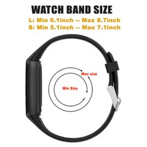 Gusfeliz Fitbit Luxe 밴드와 호환되는 밴드 10팩 정품보장, Large(7.1-8.7 Inch Wrist), 10 Pack