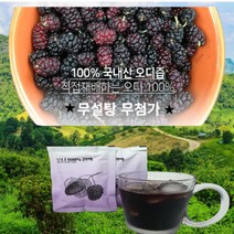 고창 오디즙 100% 착즙 오디원액 30팩, 오디즙 100ml 30팩