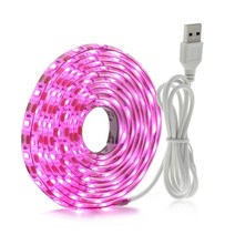 식물 usb phytolamps 5v led 성장 빛 스트립 2835 칩 1m 2m 3m 수경 온실 모종 성장 led phyto 테이프, 방수 없음
