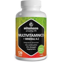 Vitamaze - amazing life 고용량 캡슐 23 개의 효과적인 A-Z 및 미네랄 비타민 미네랄 및 미량 원소를 가진 비타아제 ® 종합 비타민 불필요한 첨가물없이, 1개