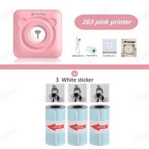 휴대용 포토 프린터 peripage a6 무선 미니 휴대용 종이 사진 프린터 pocket Thermal bluetooth label picture printer ios 24, 파이 추가 3 스티커, 씨엔