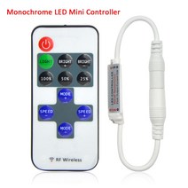 셀프 레일조명 레일등 마그네틱 주방 식물등 DC 12V LED 스트립 단색 컨트롤러 RF 원격 제어 17 키 5050 28, 한개옵션0