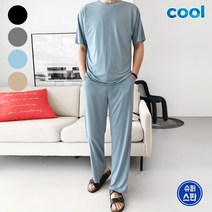 가비진 남성용 반팔 ks42 + 밴드 일자바지 ks13 세트
