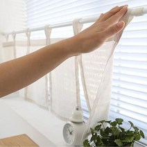 순면100 미니 조각 오피스텔 원룸 가림막 커튼 주방창문바란스 문발 발코니 침대 가리개, 상세페이지 참조