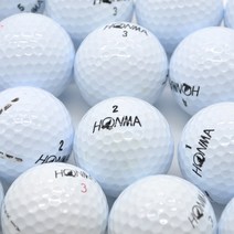 혼마 화이트 A- 등급 10알 골프공로스트볼 골프시즌