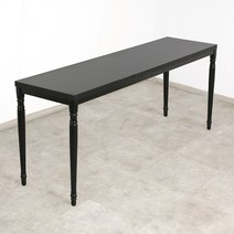 오디엔즈 TR18055 앤틱콘솔 블랙 원형파이프 업소용탁자 W1800 x D550, 02.브라운