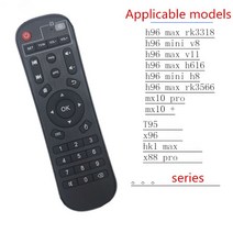 가전제품 액세서리 원래 IR 컨트롤러 제어 원격 안드로이드 tv 박스 x88 프로 mx10 t95m t95q 대체 T95, 01 WHITE