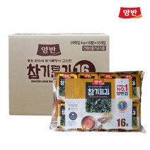 동원 양반 참기름김 16P X 10봉 (1박스)