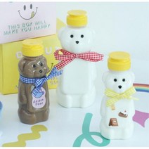 베어 보틀 병 곰돌이 물병 양념통 물통 가벼운텀블러, 베어보틀 250ML