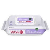 그린핑거 유아용품 소독티슈 캡형 50매, 69개