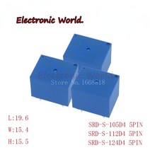 전원 릴레이 SRD-S-105D4 SRD-S-112D4 SRD-S-124D4 5VDC 12VDC 24VDC 10A 250VA C T73 5PIN 신제, 03 SRD-S-124D4