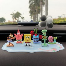 스폰지밥 숏 레드 책 공공의 어린 조경 애니메이션 어항 큰 눈 방을 피함 장식 레진 수초바닥재 수반 4775297820, 스폰지밥_그레이화이트풍선_향유자세한내용은보고있다