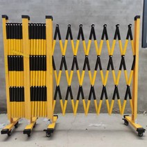 자바라 대문 바리케이트 바리게이트 이동식 안전 휀스 차단기 공장 학교 학원 5M 10M, 1.2X5M-레드화이트, 1개