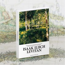 미술 박물관 시리즈 유명한 예술가 에드워드 호퍼 영어 엽서 봉투 삽화 벽 스티커 30 장/세트, Isaak Iliich Levitan
