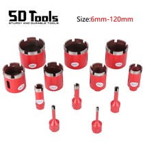 1 pc m14 대리석 오프너 소결 코어 비트 다이아몬드 구멍 톱 드릴 비트 화강암 벽돌 타일 세라믹 콘크리트 석재 드릴링 도구 477, 14mm