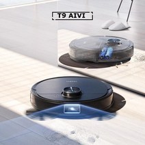 스마트 2022 ECOVACS Deebot T9 AIVI 로봇 진공 청소기 슈퍼 흡입 3000Pa 고급 트루 감지 3D 매핑 및 앱, 01 T9 AIVI_03 UK