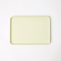 [JAJU/자주] 컬러코팅 넌 슬립 스텐 사각쟁반_35cmx25cm_연그린, 라이트 그린