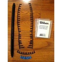 Wilson 윌슨 테니스 라켓 Headguard 울트라 투어 100 V3.0 헤드가드 및 그로밋 키트 - WRG038500