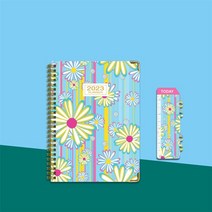 23년다이어리 성인일기장 5년다이어리 2023 영어 메모장 휴대용 일정표 a5 일일 플래너 작업 메모장 사무실 시간 관리 개인 약속 저널, b