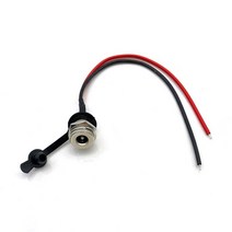 5.5*2.5mm 방수 DC099 5521 DC 전원 잭 소켓 암 패널 마운트 커넥터 금속 너트 스냅, 01 female_02 5.5-2.1mm