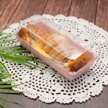 자체브랜드 직사각 샐러드샌드위치케이스(핑크) 50세트, 50, 1
