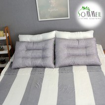 쏘메일 전사나염 마이크로화이바 경추베개솜 40x60cm