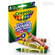 크레욜라 굵은수성크레용8색 (523280), 상세페이지 참조