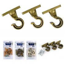 커텐봉 고정브라켓 3P 커튼고정브라켓 커텐셀프설치