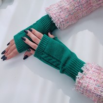 pkpj 한줄 꽈배기 민자 핸드워머 5color