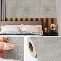 노출콘크리트 회색 거실벽 시트지 50cm 수납장 빌라 상판 붙이는 테이블, 스톤회색 1mX50cm