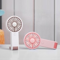 스미다 스탠드 미니 핸디 선풍기, 핑크