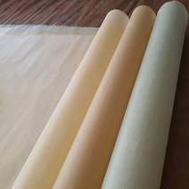 옻칠한지 민화지 민화한지 민화순지 옻칠포수, 연노랑