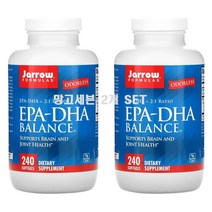 Jarrow Formulas EPA-DHA Balance 240 소프트젤 2개세트, 1개, 240 개