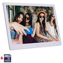 전시용모니터 승강기 디지털액자 스마트 전자앨범 10.1 인치 hd 사진 프레임 hd, au 플러그, 흰색 32GB
