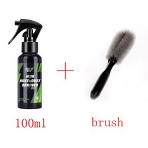 녹 제거제 휠 및 브레이크 디스크 보호 철 먼지 림 클리너 자동차 디테일 화학 관리 HGKJ S18 100/300ML, 1.1ml