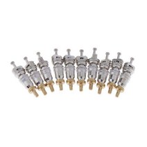 shangren 2x10Pcs R410 황동 밸브 코어 교체 AC HVAC/현장 서비스 도구 R, 2cm, 실버
