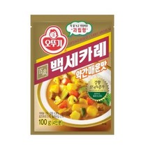 오뚜기 백세 카레 약간매운맛, 60g, 12개
