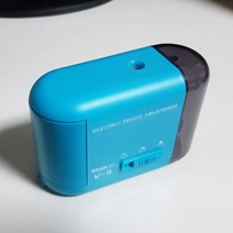 ELM-V5 블루 휴대용 전동 자동 홀아트 연필깎이, 없음