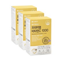 리튠 프리미엄 비타민C 1000(60정 2개월분), 3개, 60정