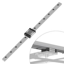 전동커튼레일 자동커튼 MGN9 MGN12 선형 가이드 레일 9/12mm 300 350 400 450 500MM 소형 슬라이드 1pc +