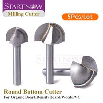 철근절단기 pvc 철판 케이블 전선 타일 파이프 Startnow 5PCS 지적 된 라우터 비트 유기 보드에 대 한 밀링, 01 5 PCS_09 8x25