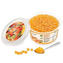 Original Popping Boba 오리지날 팝핑보바 버블티 후르츠 펄 복숭아맛 450g