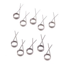 DIY 모델 제작 및 조립용 1.6X18mm 토션 스프링 리턴 10 개, 10개