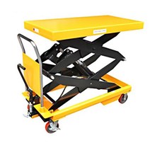 수동 유압 휴대 이동형 리프트 트롤리 화물 팔레트 2, 200KG 상승 1.26m 상판700x450