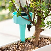 트레이드팩토리 화분 자동 급수기 식물 물주기, 네온블루