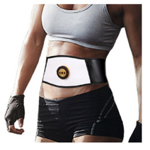 Bellatrix 젤패드 필요없는 EMS 저주파 복근 운동기구 헬스 뱃살 다이어트 트레이닝 복대, 2개
