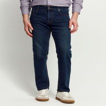 헤지스 네이비 워싱 면혼방 데님팬츠 WHPA1D251N3